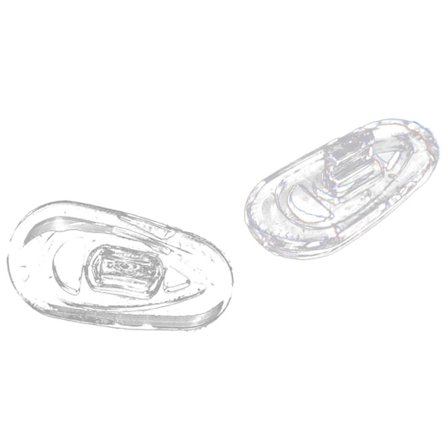 25 par silikone næsepuder til briller, ovale, tryk på