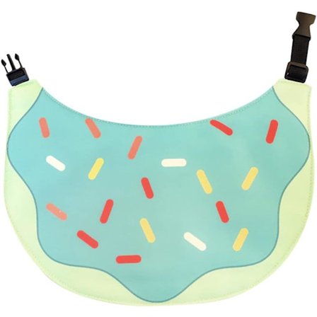 Söt Hund Bandana Tecknad Donuts Husdjur Hund Haklapp Halsduk Katt Bandana Vattentät Husdjur Haklapp för Medelstora till Stora Hundar Justerbar Husdjur