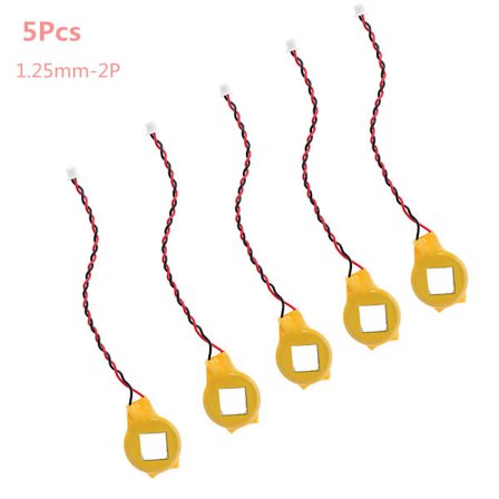 CR2032 2032 Batteritråd 2 Stift Laptop Moderkort BIOS CMOS Batteri Med Tråd Demontera Batteri Med Självhäftande Lim