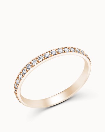 Eternity Ring Jessica 18K Rose Gold - Natural Diamonds från VANBRUUN