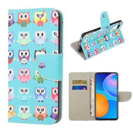 wonderland Samsung Galaxy A72 5G flip etui - ugler