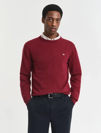 GANT Superfine Lambswool C-Neck - Multi/patterned - L
