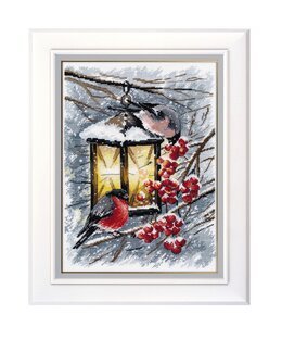 Broderipakke Bilde Julelykt - Oven