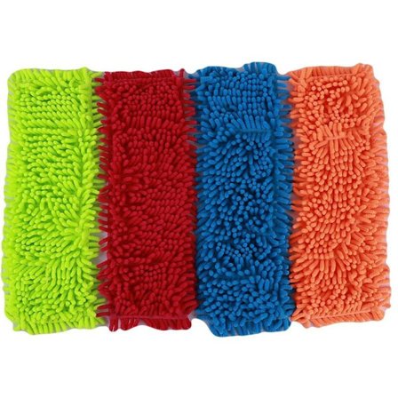 4 stk. Kludmopperhoved Udskift Klud Rengøringsklud Mopper Til Udskiftning Klud Husholdningsrengøringsværktøjstilbehør, Ca. 40 x 12 cm