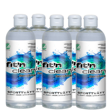 5-pack Fit ́n Clean Sensitive Tvättmedel
