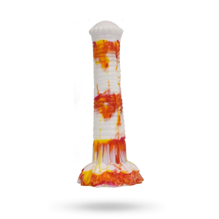 Dildo Tork White-Orange 29 cm - Vuxen.dk: For hende