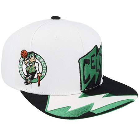 Mitchell & Ness - NBA Wit snapback Cap - Boston Celtics Fast Times White Snapback @ Hatstore