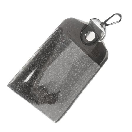 Bärbar ID-korthållare Busskort Cover Case Office Work Nyckelring Nyckelring Verktyg för kvinnor män Black