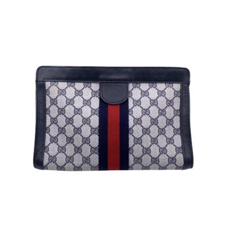 Gucci Vintage - Vintage Väskor - Blå - Dam - Storlek: One Size, Dam, Storlek: ONE SIZE