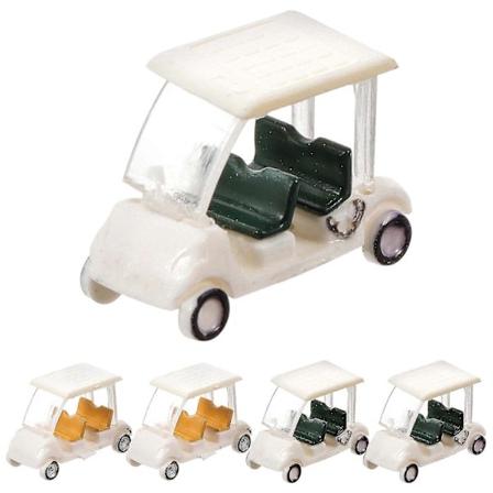 5 stk Mini Golfvognmodeller Små Golfvognfigurer Sandbord Golfvognmodeller Utendørs Golfvognleker