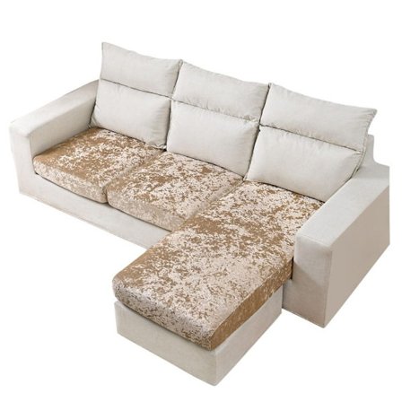 Elastiske putetrekk Sofa Sete Sliptrekk CHAMPAGNE 3