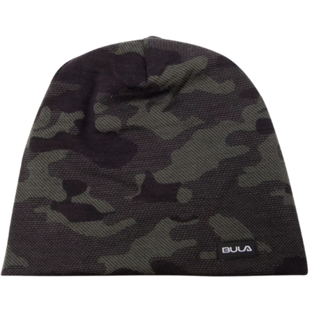 Bula Camo Printed Wool Beanie Junior Dark Olive