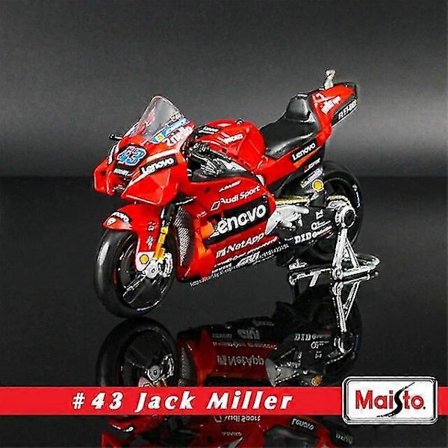 1:18 2022 Yamaha Factory Racing Team #21 Morbidelli #20 Quartararo Licenseret Simulationslegeringsmotorcykelmodel Samleobjekt Legetøjsbiler [YATOY]