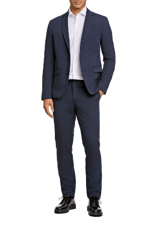 Lindbergh Fine twill stretch Suit Kostymer Herr Blå 54