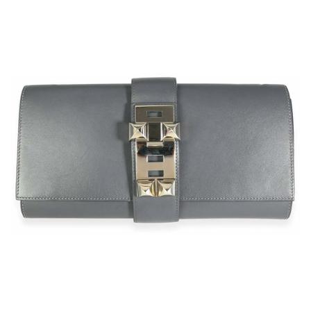 Hermès Vintage Clutches Grå, Dame Vintage Tasker, Størrelse: ONE Size