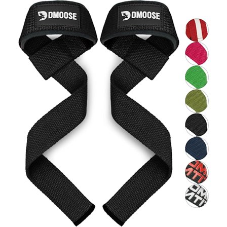 Løftestropper, 21 tommer (par) håndledsstropper til vægtløftning, dødløft, styrketræning, bodybuilding træning i fitnesscenter, Ne