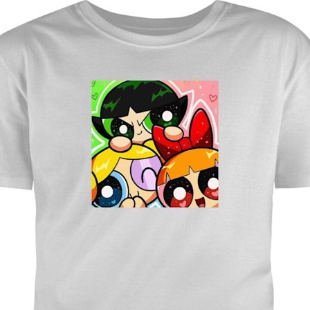 T-Shirt Powerpuff Pigerne Cartoon Network