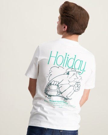 Grunt GRTin Holiday SS Tee Hvid T-shirts Dreng - Kids Brand Store
