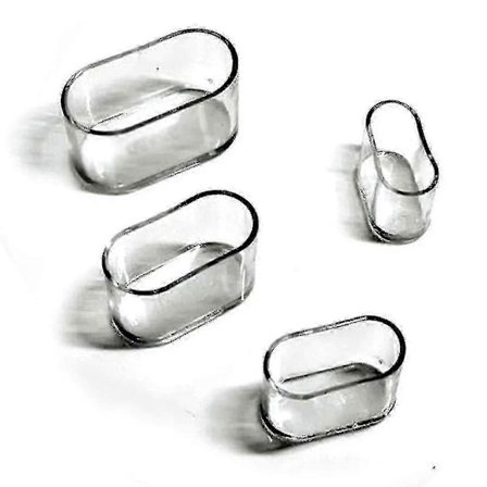 Stolbensbeskyttere 30 stk, Ovale Silikon Møbelføtter til Bord, Gulvbeskyttelse mot Riper Sjue 2025th