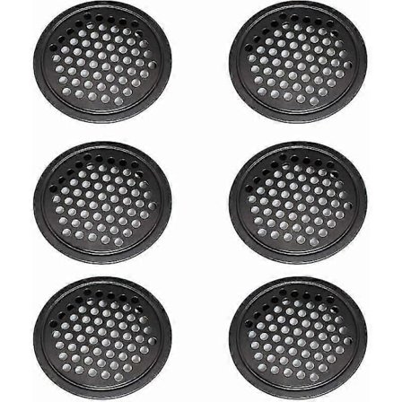 Delar Ventilationsgaller i Rostfritt Stål Garderob Ventilationsgaller - 60mm Ventilationsgaller Rund Kök Ventilationsgaller