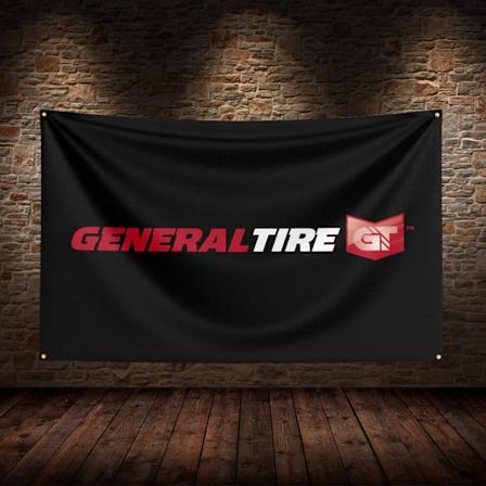 3x5 Ft G-General Dæk 'pexis' 'pexis' Racerflag Polyester Trykt Bilflag til Værelse Garage Dekoration ZZZ644 90x 150cm