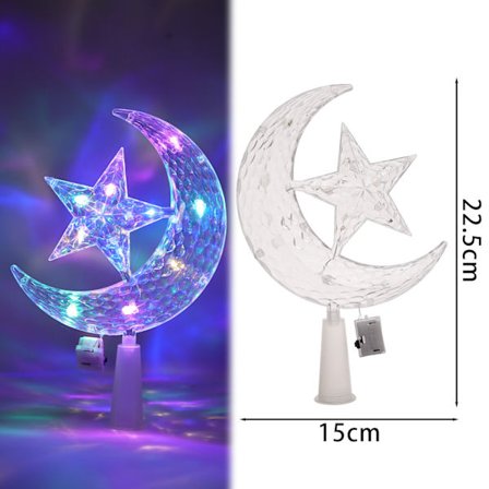 LED Joulukuusen Tähti Loistavat Joulukuusen Koristeet Lamppu 2025 Joulukoriste Kotiin Lomajuhliin (FMY)