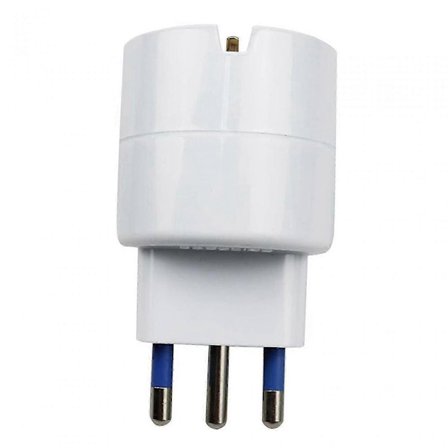 Italian matkasovitin 250 V 10 A maadoitettu virtatarvike