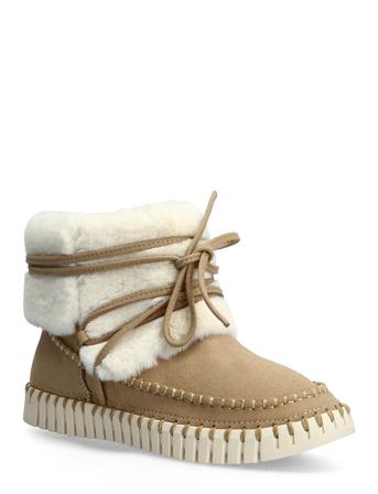 Boots Ankel Shoes Wintershoes Winter Boots Beige Ilse Jacobsen