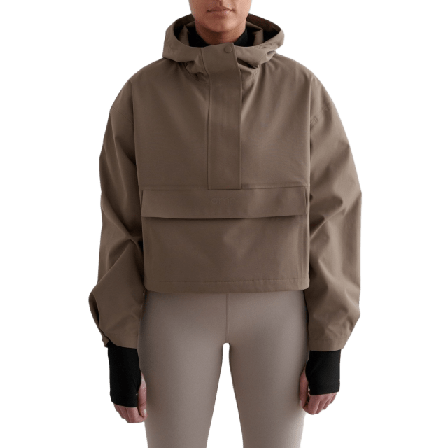 aim'n Waterproof Anorak Friluftsjackor Dam Brun XL