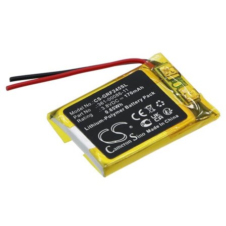 Batteri til smartwatch til Garmin Forerunner 245, Forerunner 245 Music