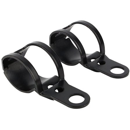 Moottoripyörän vilkun kiinnitysteline 30-43mm haarukan siirtokiinnikkeet musta Hnh