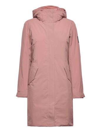 Cold Bay Coat W Outerwear Parka Coats Vaaleanpunainen Jack Wolfskin