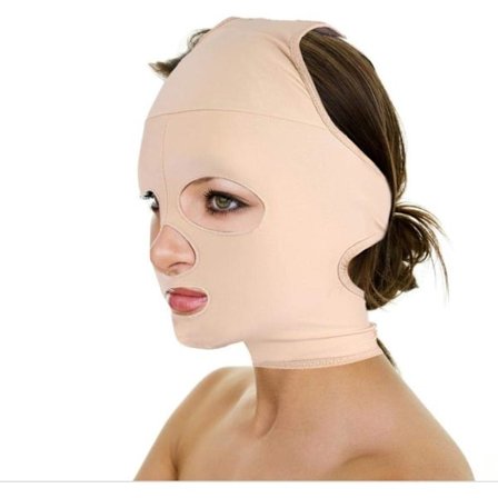 Anti-rynkor ansiktsbälte, V-face line Anti-rynkor mask för kind haka Ultratunn bandage(S)