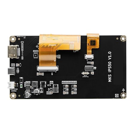 MKS IPS50 5 tommer TFT-skærm Displayskærm USB Type C 3D-printerdele LCD-skærm 800x480 DC12-24V strømforsyningsport