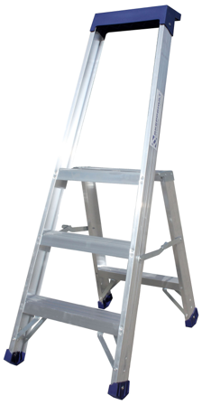 Skeppshultstegen 5050-03 Trappstege med hylla 3 steg, 670 mm, Stegar & ställningar