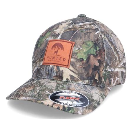 Hunter - Wildlife Logo Patch Timber Kanati Camo Flexfit Flexfit Camo Cap - @ Hatstore