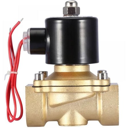 DN25 1" Kaksisuuntainen Messinkinen Sähköinen Solenoidiventtiili Normaalisti Suljettu 220V AC