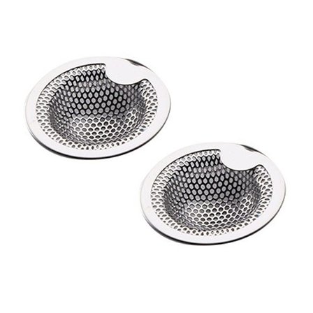 Sett med 2 Köksho Sil Anti-Tette Rustfritt Stål Kjøkkenvaskavløp (S)