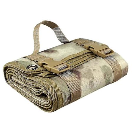 Skydeunderlag: Udendørs taktisk skydeunderlag med avanceret rulle-design, skridsikkert og holdbart skydeunderlag, essentielt jagttilbehør