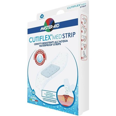Master-Aid Cutiflex Strip Cerotto Impermeabile 10 Pezzi