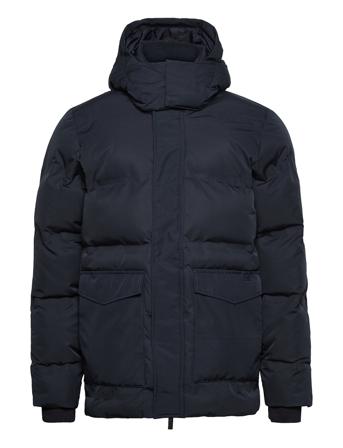 Puffer Jacket - Grs/Vegan Black Knowledge Cotton Apparel