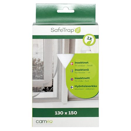 SafeTrap Insektnet til Vindue 130x150, Tøj & Bolig, Skadedyrsbekæmpelse, Øvrig