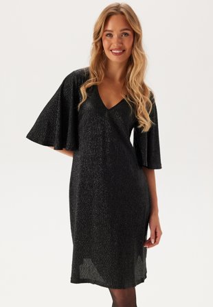 Ida Sjöstedt Beanie Dress Black Shimmer Vaatteet