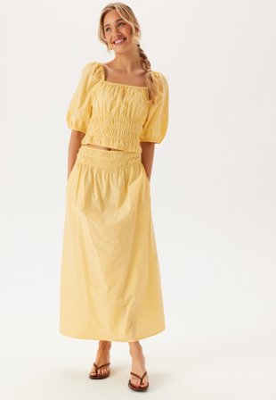 BUBBLEROOM - Square Neck Smock Top - M