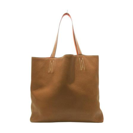 Hermès Vintage Tote Tass , Oranje , Dames , Maat: ONE Size Vintage Tassen