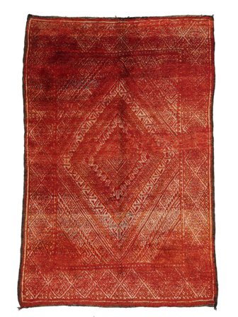 Berber Moroccan - Mid Atlas Vintage 205X304 Wełna, Dywan