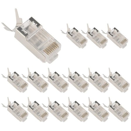 Rj45-kontakt Cat7 8p8c modulær Ethernet-kabelkontakt