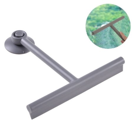 Bruseskraber, Grå Silikone Bruseskraber, Bruseskraber