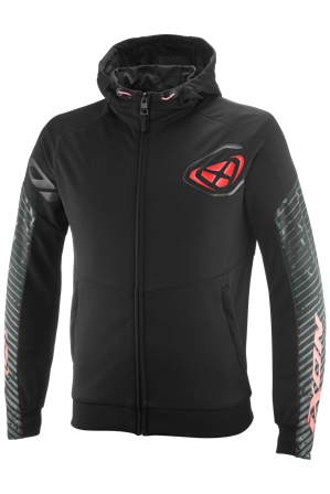 Blouson Moto Ixon Touchdown Air Noir/Rouge XL