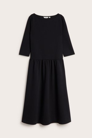 Kappahl | Sukienka midi z dżerseju | Czarne